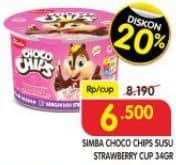 Promo Harga Simba Cereal Choco Chips Susu Strawberry 34 gr - Superindo