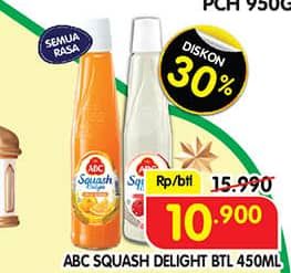 Promo Harga ABC Syrup Squash Delight All Variants 460 ml - Superindo