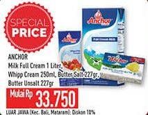 Promo Harga Anchor Milk/Whipp Cream/Butter  - Hypermart