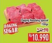 Promo Harga Daging Rendang Sapi Spesial per 100 gr - Hypermart