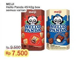 Promo Harga Meiji Hello Panda Biscuit All Variants 45 gr - Indomaret