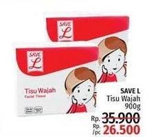Promo Harga SAVE L Tisu Wajah 900 gr - LotteMart