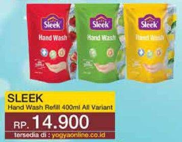 Promo Harga SLEEK Hand Wash Antibacterial All Variants 400 ml - Yogya
