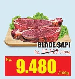 Promo Harga Daging Blade per 100 gr - Hari Hari