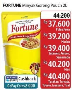 Promo Harga Fortune Minyak Goreng 2000 ml - Alfamidi