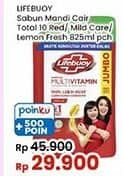 Promo Harga Lifebuoy Body Wash Total 10, Mild Care, Lemon Fresh 850 ml - Indomaret
