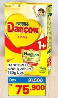 Promo Harga Dancow Nutritods 1+ Vanila, Madu 800 gr - Indomaret