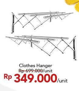 Promo Harga Clothing Hanger Rack  - Carrefour