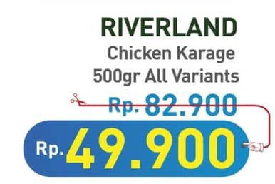 Promo Harga Riverland Chicken Karaage All Variants 500 gr - Hypermart