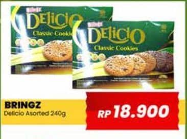 Promo Harga Choco Mania Choco Mania Delicio Classic Cookies 240 gr - Yogya