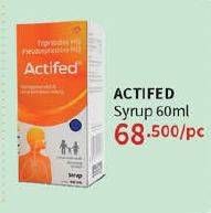 Promo Harga Actifed Obat Batuk Syrup 60 ml - Guardian