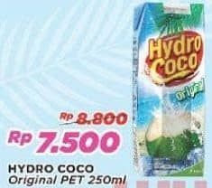 Promo Harga Hydro Coco Minuman Kelapa Original 250 ml - Alfamart