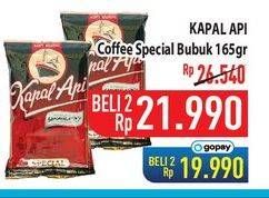 Promo Harga Kapal Api Kopi Bubuk Special 165 gr - Hypermart