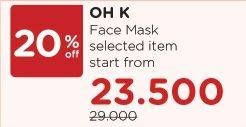 Promo Harga OH K Sheet Mask Selected Item  - Watsons