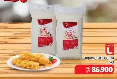 Promo Harga Choice L Tepung Serbaguna 5 kg - Lotte Grosir