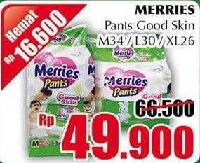 Promo Harga MERRIES Pants Good Skin M34, L30, XL26  - Giant