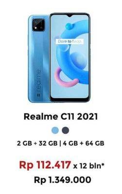 Promo Harga REALME C11 2021 2GB + 32GB, 4GB + 64GB  - Erafone