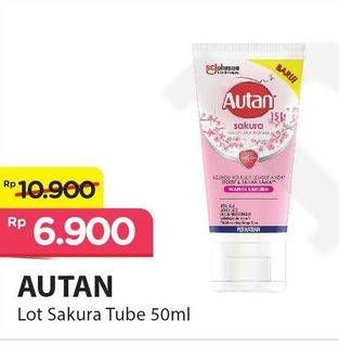 Promo Harga AUTAN Lotion Anti Nyamuk Sakura 50 ml - Alfamart