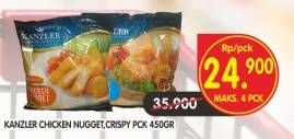 Promo Harga KANZLER Chicken Nugget Crispy, Original 450 gr - Superindo