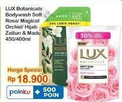 Promo Harga LUX Botanicals Body Wash Soft Rose, Magical Orchid, Hijab Series Zaitun Madu 400 ml - Indomaret