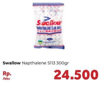 Promo Harga SWALLOW Naphthalene Disk Ball S-113 300 gr - Carrefour