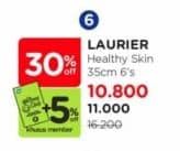 Promo Harga Laurier Healthy Skin Night Wing 35cm 6 pcs - Watsons