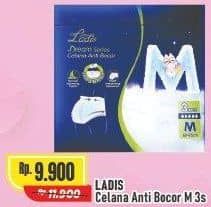 Promo Harga Makuku Ladis Celana Anti Bocor M3 3 pcs - Alfamart