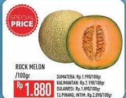 Promo Harga Rock Melon per 100 gr - Hypermart