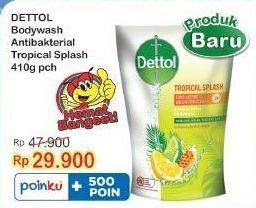Promo Harga Dettol Body Wash Tropical Splash Citrus Lemon Honey 410 ml - Indomaret