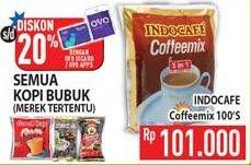 Promo Harga Indocafe Coffeemix 100 pcs - Hypermart