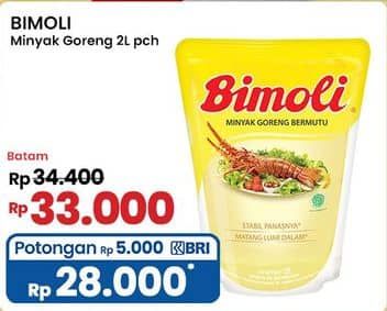 Promo Harga Bimoli Minyak Goreng 2000 ml - Indomaret