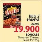 Promo Harga Kobe Bon Cabe Makaroni Krispi Nacho Cheese Level 2, Level 15 150 gr - Alfamidi