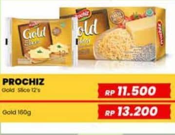 Promo Harga Prochiz Gold Cheddar 160 gr - Yogya