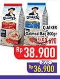 Promo Harga Quaker Oatmeal 800 gr - Hypermart