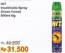Promo Harga HIT Aerosol Green Forest 600 ml - Indomaret