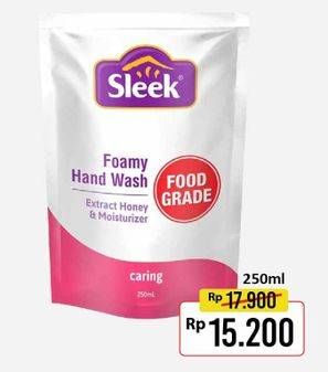 Promo Harga SLEEK Hand Wash Antibacterial 250 ml - Alfamart