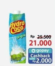 Promo Harga Hydro Coco Minuman Kelapa Original 1000 ml - Alfamart