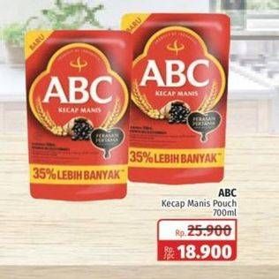 Promo Harga ABC Kecap Manis 700 ml - Lotte Grosir