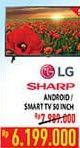 Promo Harga LG / SHARP Android Smart TV  - Hypermart
