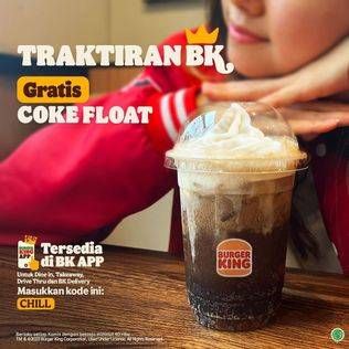 Promo Harga Burger King Coke Float  - Burger King