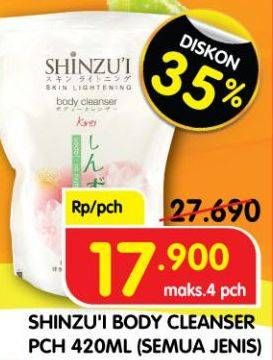 Promo Harga SHINZUI Body Cleanser All Variants 450 ml - Superindo