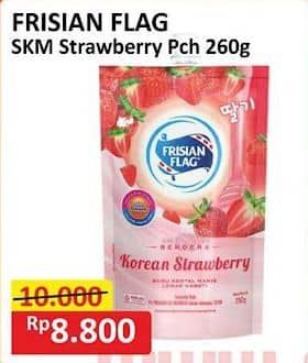 Promo Harga Frisian Flag Susu Kental Manis Korean Strawberry 260 gr - Alfamart