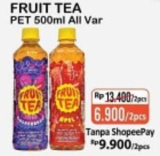 Promo Harga SOSRO Fruit Tea All Variants per 2 botol 500 ml - Alfamart