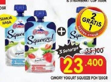 Promo Harga Cimory Squeeze Yogurt All Variants 120 gr - Superindo