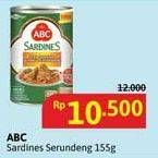 Promo Harga ABC Sardines Bumbu Serundeng 155 gr - Alfamidi