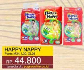 Promo Harga Happy Nappy Smart Pantz Diaper XL26, L30, M34 26 pcs - Yogya