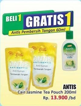 Promo Harga ANTIS Hand Sanitizer Jasmine Tea 200 ml - Hari Hari