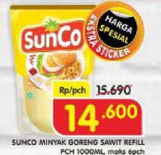 Promo Harga SUNCO Minyak Goreng 1000 ml - Superindo