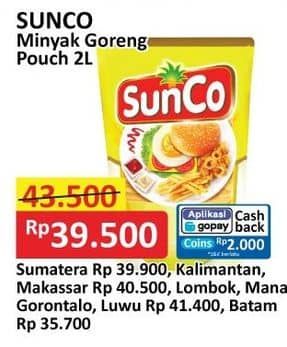 Promo Harga Sunco Minyak Goreng 2000 ml - Alfamart