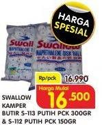Promo Harga SWALLOW Naphthalene Disk Ball S-113, S-112  - Superindo